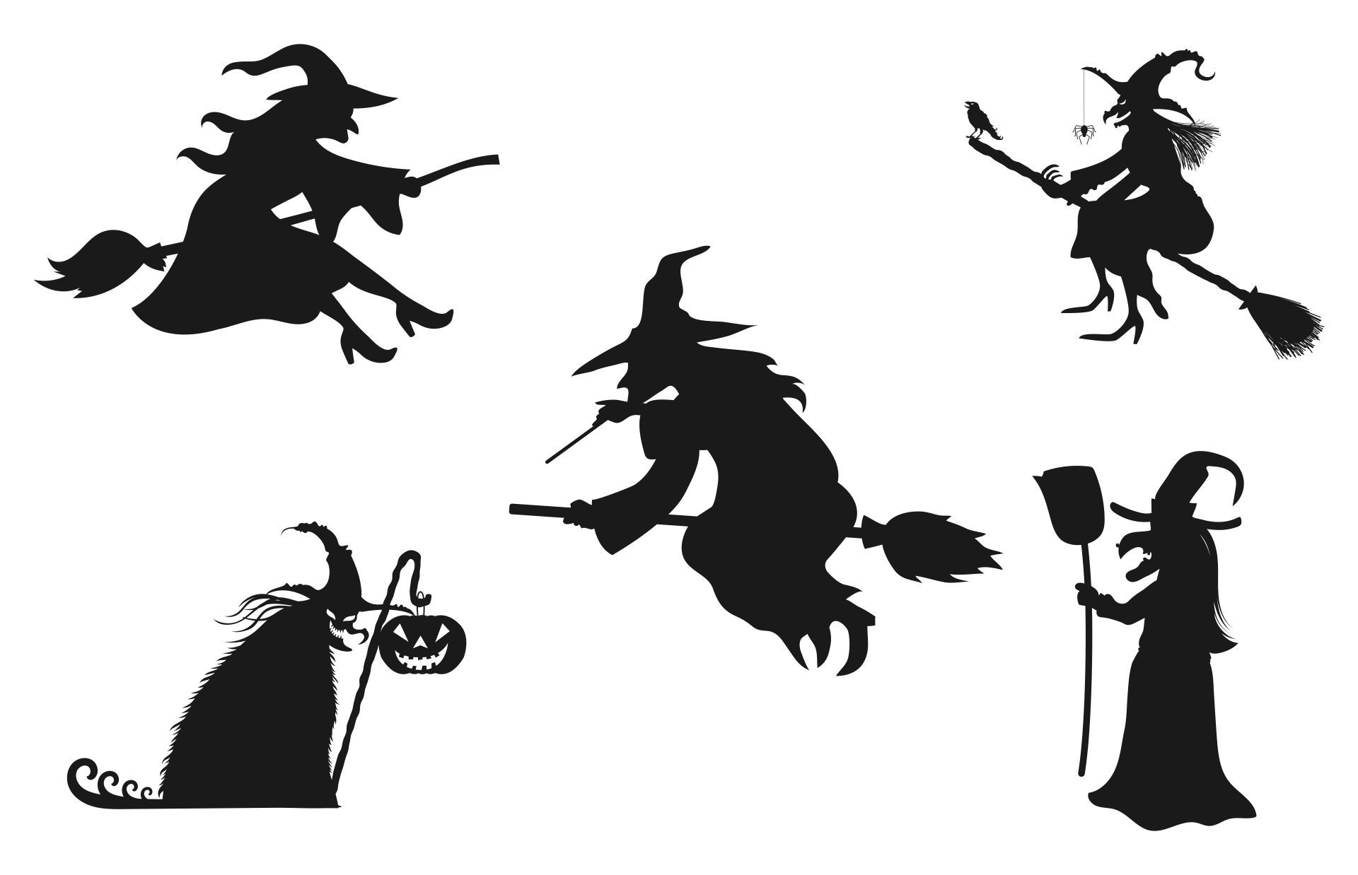 Witch Printable Template Printable New Year Banners