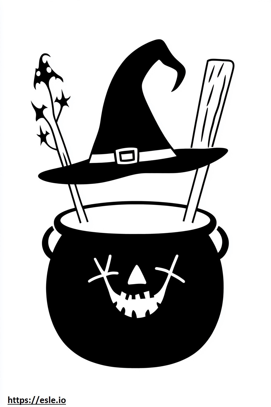 Witches Cauldron Free Printable