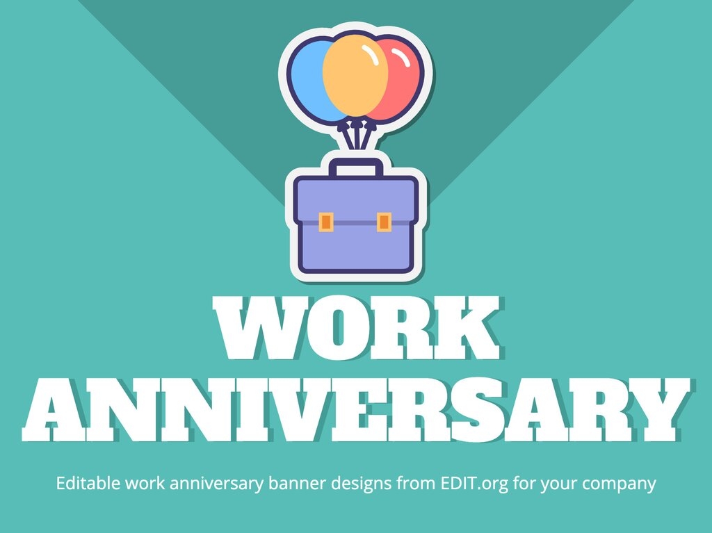 Work Anniversary Card Templates To Customize