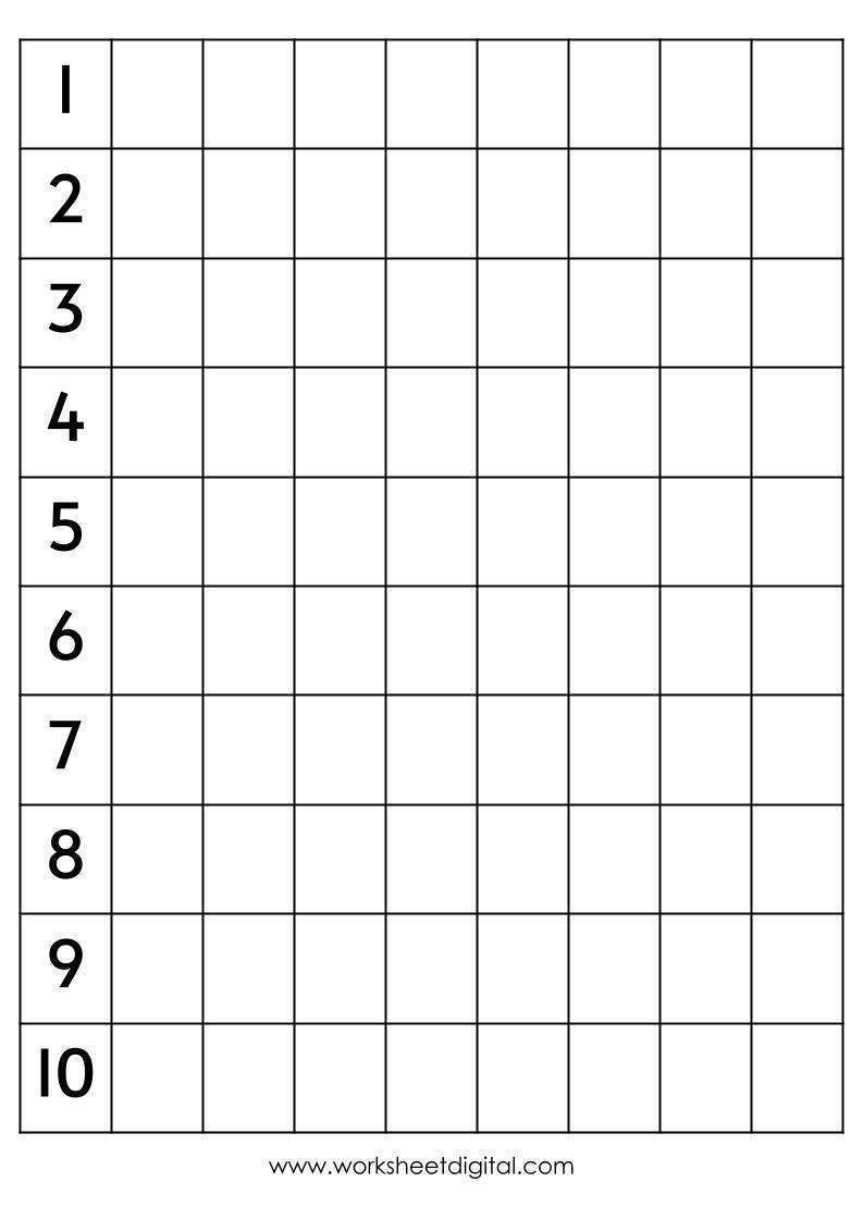 Write The Number 1 To 10 Worksheet Digital Worksheets Library