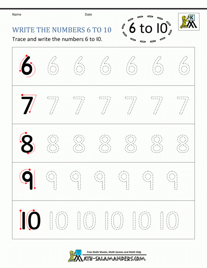 Writing Numbers Worksheet Db excel