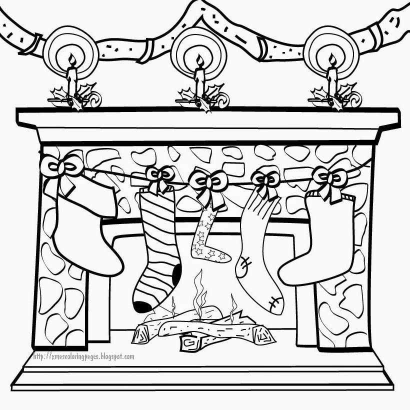 xmas colouring in pictures printable
