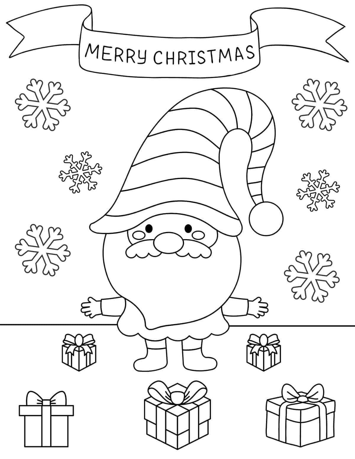 Xmas Colouring Printables