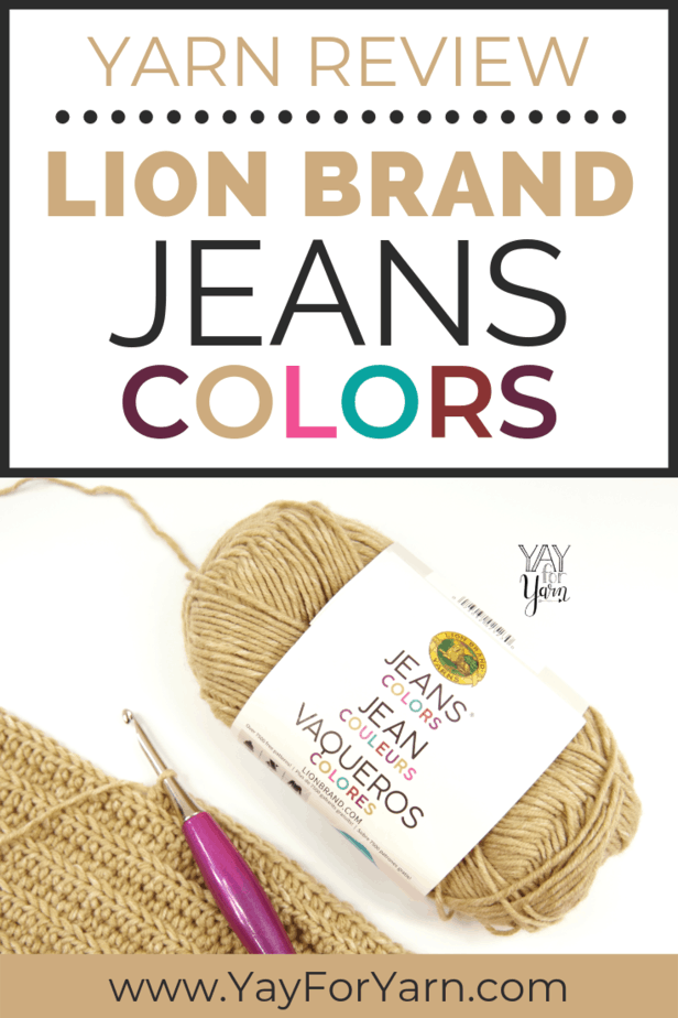 Yarn Review Lion Brand Jeans Colors Yay For Yarn