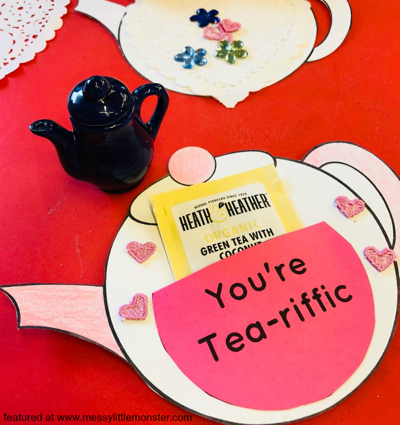 You 39 re Tea riffic Teapot Craft FREE Printable Teapot Template Easy 