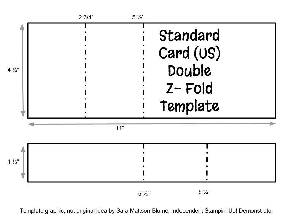 printable z fold card template