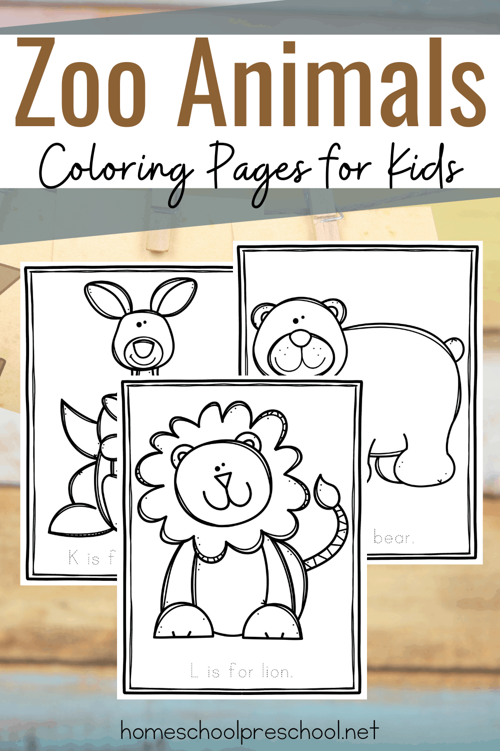 Zoo Animal Printable Templates