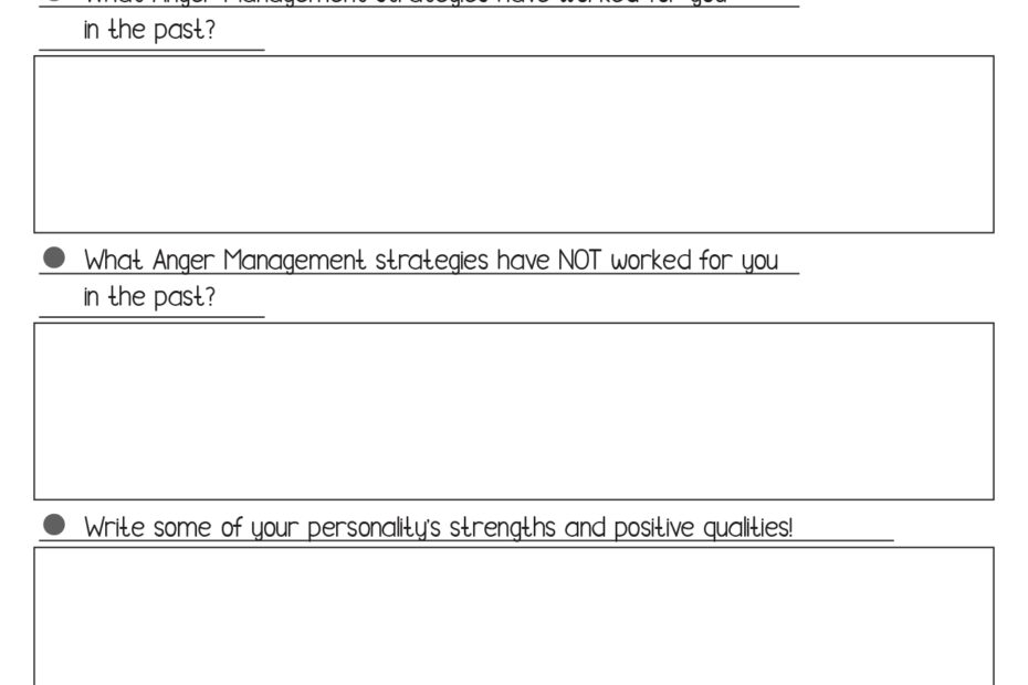 15 Anger Coping Worksheets Free PDF At Worksheeto
