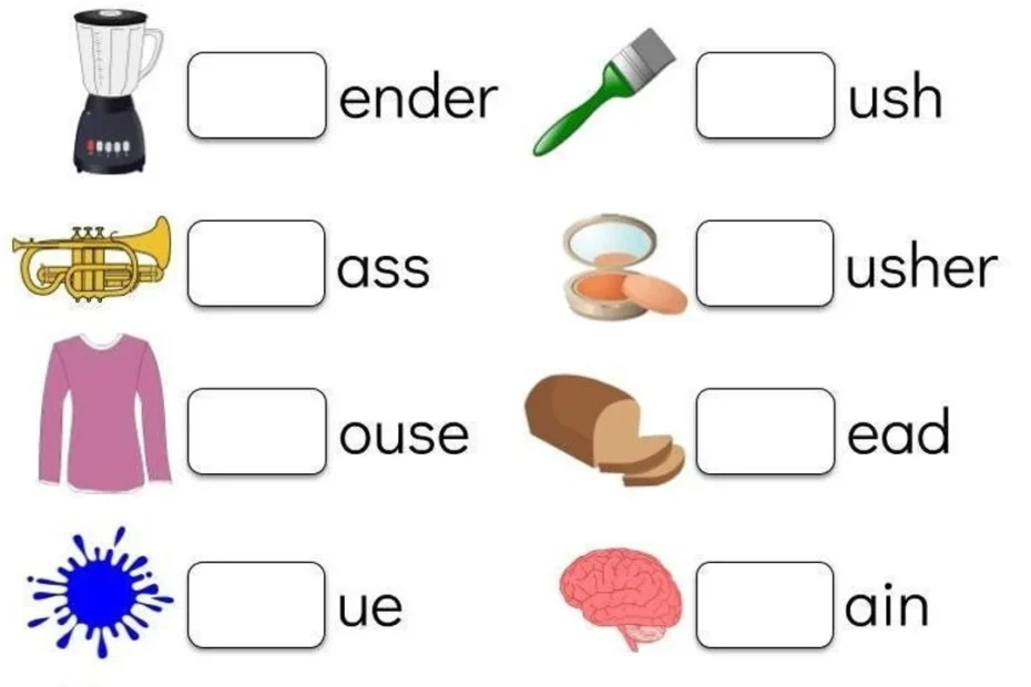 Consonant Blends Worksheets For Kindergarten Preschool Homeschool Educational Printables Homework Worksheets Blend Sounds Etsy