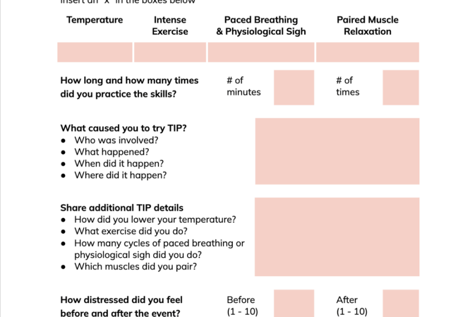 DBT Worksheets