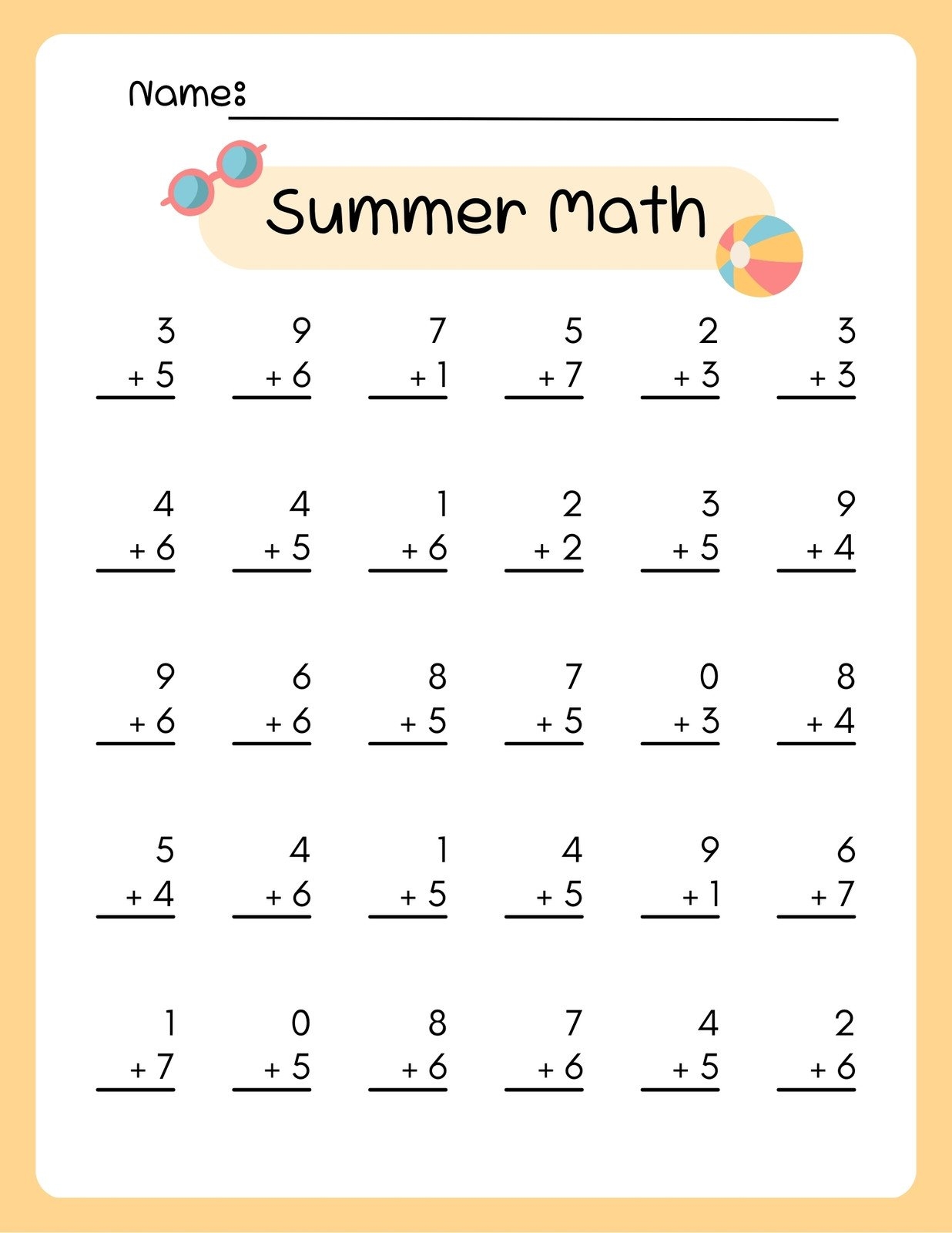 printable math for 3rd graders