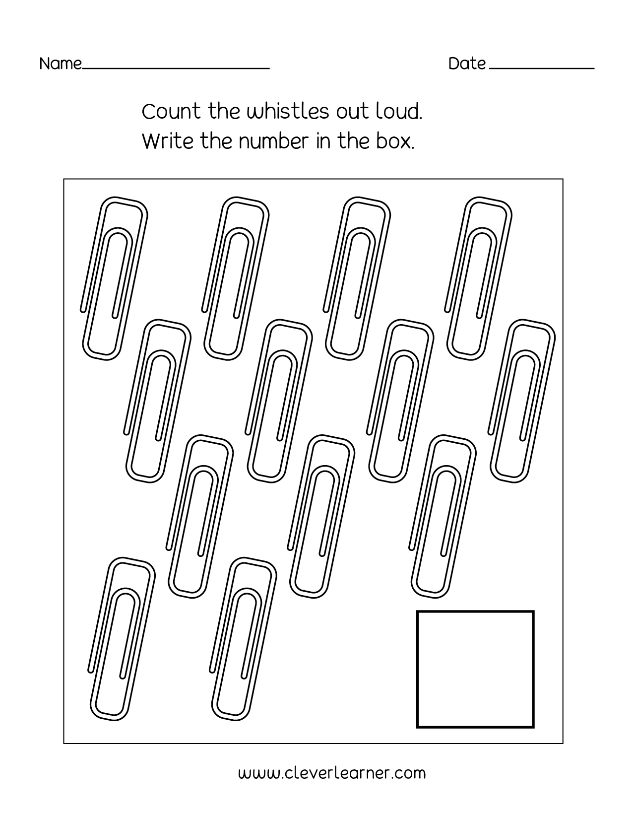Number 13 Writing Counting And Identification Printable Worksheets For Children