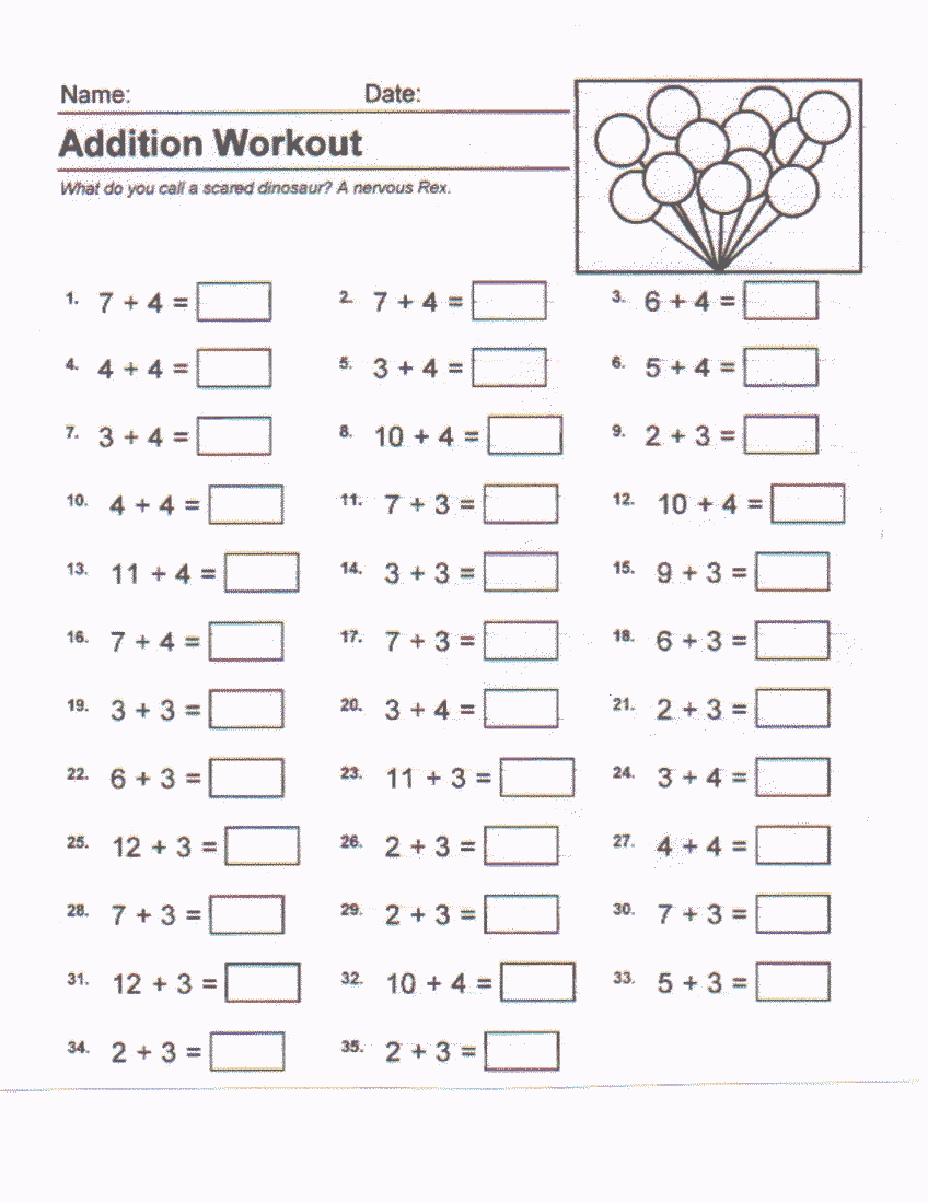 kumon level a math worksheets